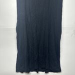 Gap Women’s Dress Large Black Short Sleeve Pleated Midi Dress with Pockets Photo 8