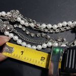 Vera Wang  faux peal rhinestone multi strand necklace Photo 11