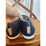 FSNY French sole navy leather sailor lace toe flats size 9 Blue Photo 6