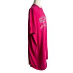 Jerzees Vintage 90s Ski Tahoe Single Stitch Night Shirt XL Pink Crewneck T Shirt Dress Photo 6