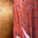 Panhandle Rust Floral Maxi Dress with Ruffles Photo 6