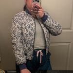 Bagatelle Blue & White Floral Bomber Jacket Photo 10
