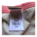 l*space L  Vacay White Pink Ribbed Bikini Bottom Stretch Women's Size Small NWOT Photo 7