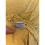 Merokeety  Shirt Womens M Yellow Cap Sleeve Stretch Tee Modest Casual Top Photo 6