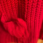 New Direction Women’s Size Med Red Cowl Neck Long Sleeve Feeling Festive Nwt. Photo 6