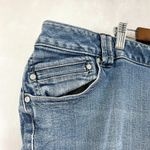 Lane Bryant Womens Denim Shorts Size 22P Cut Off Grunge Summer Beach Stretch Photo 2