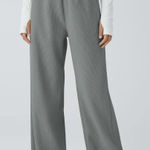 Halara NWT High Waisted Straight Leg Mop Corduroy Casual Pants - SIze XS Tall Photo 0