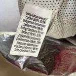 Victoria's Secret Sport Bomber Jacket MEDIUM Silver Foil Metallic Active Casual Photo 6