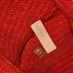 Pilcro  Anthropologie Womens Red‎ Oversized Turtleneck Sweater Small Photo 3