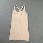 Lululemon  Align Tank Top Women Ribbed Built in Bra Racerback Beige Stretch Yoga Photo 1