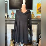 Magaschoni  Cowl Neck Longsleeve Black Dress Medium Photo 7