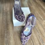 Rothy’s Flats Womens Slip On The Point Violet Giraffe Retired Print Size 10 Purple Photo 2