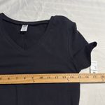 Old Navy  womens size small tall pullover Classic Black V-Neck short sleeve Dress Photo 5