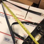 Michael Kors Gansevoort Black Tumbled Leather Shoulder Bag Crossbody Totei Photo 7