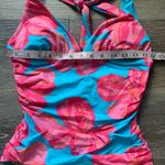 Haley and The Hound Vibrant Pink & Blue Floral Swimsuit M Size M Photo 1