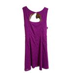Lane Bryant Purple Lace Sleeveless Dress Size 28 Scoop Neck Keyhole Back u Photo 5
