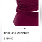 Agua Bendita Trini Leva Asymetric one piece sz S/M Photo 4