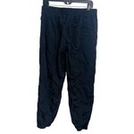 TNA Aritzia Black Parachute Track Pull On Pants Size Lā Cozycore Gym Workout Size L Photo 1