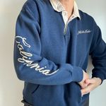 Vintage 70s Sweatshirt/Polo single Stitch Blue California Tourist Graphic Logo M Size M Photo 10