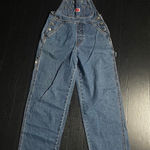 REVOLT Vintage Small‎ Blue Jean Overalls Dungarees Straight Leg Pockets 90s Photo 0
