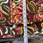 Vera Bradley  Messenger Bag Puccini Brown Floral Laptop Carry Purse Photo 7