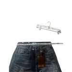 Antik Denim  Womans Button Fly embroidered Bermuda Shorts Sz 29 NWT Photo 5