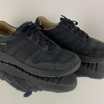 Mephisto Black Leather Womens Rebecca Perforated Fashion Sneaker Photo 1