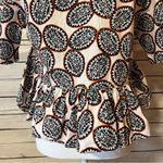 Bimba Y Lola Ruffle Top Size Small White Photo 6