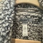 Jockey Grey Sherpa Cardigan Sweater Fleece Photo 2
