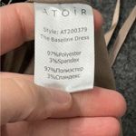 Atoir by Revolve The Baseline Mini Dress Coffee Mock Neck Cut Out Long Sleeves Brown Size 8 Photo 10