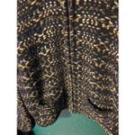 Invisible World Alaska Handknit Wool Zip Jacket Women’s Medium 100% Wool Nordic Black Photo 1