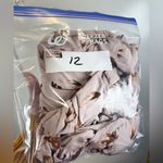 LOGO By Lori Goldstein LOGO Lori Goldstein Women's Floral Print V-Neck Ruffle Hem 3/4 Sleeve Top Photo 5