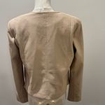 Chico's  Cream Leather Jacket Photo 7