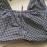 SheIn women’s blue plaid pull-on ankle tie lounge pants, size medium Photo 4