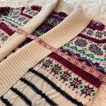 Talbots Cabincore Plus FairIsle Shawl Cardigan Sweater Nordic Stripe Knit Size X Photo 14
