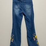 Embroidered Flare Jeans Photo 5