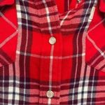 Levi's LEVI’S women’s classic fit red flannel gingham plaid shirt small Photo 10