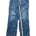 We The Free Cargo Jeans Elastic Waist With Tie Front & Pockets size XS c… Photo 5