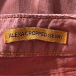 Tory Burch Alexa Cropped Skinny Coral Jeans Size 29 Preppy Coastal Resort. Photo 7