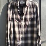 Abercrombie & Fitch NEW Flannel button up shirt boyfriend S Photo 3