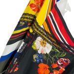 Parker  Silk Floral Scarf Dress Multicolor Size 4 New Photo 2