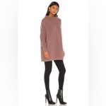 Free People  Mauve Ottoman Slouchy Tunic Sweater Dress Photo 4