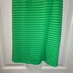 Danskin  Now Green Striped Scoop Neck Sleeveless Tank M Photo 4