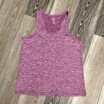 NWOT Real Essentials Sz M Racerback Tank Top Dry Fit Space Dye Purple Size M Photo 0