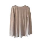 Princess Polly  Beige Pearl Button Knit Cardigan Long Sleeve V Neck Women's S Photo 1