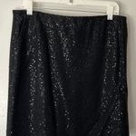 Ann Taylor Sequin Black Skirt Photo 0