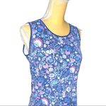 White Stag  blue floral sleeveless top Photo 1