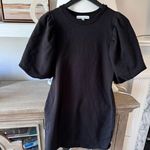 Rebecca Minkoff Black Cotton Short Puff Sleeve Dress Size XSmall Photo 0