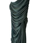 Amanda Uprichard Anja Dark Green Strapless Ruched Mini Dress Size M Photo 7