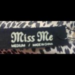 Miss Me cheetah print high low skirt with ruffle. Size medium Photo 4